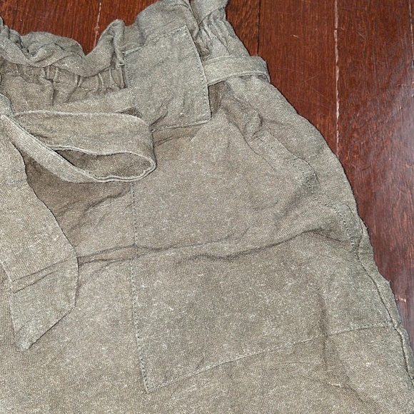 Women's Tobi Joelle Paperbag Waist Tie Belt Shorts XL - Picture 4 of 16